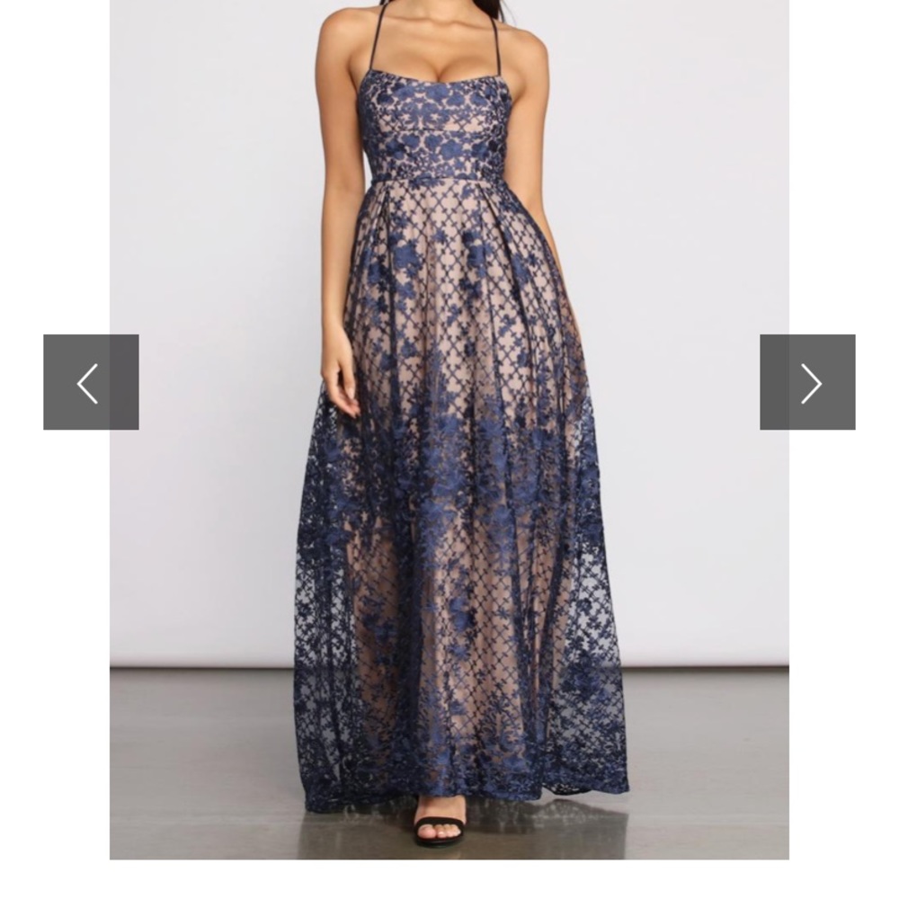 NEW-PLEATED BALL GOWN